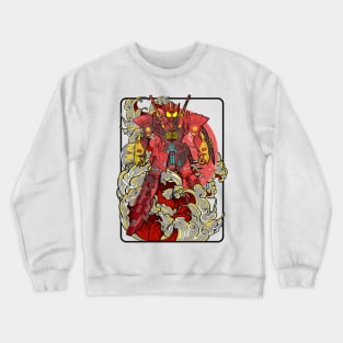 Red Hyper OOO Gundam Crewneck Sweatshirt